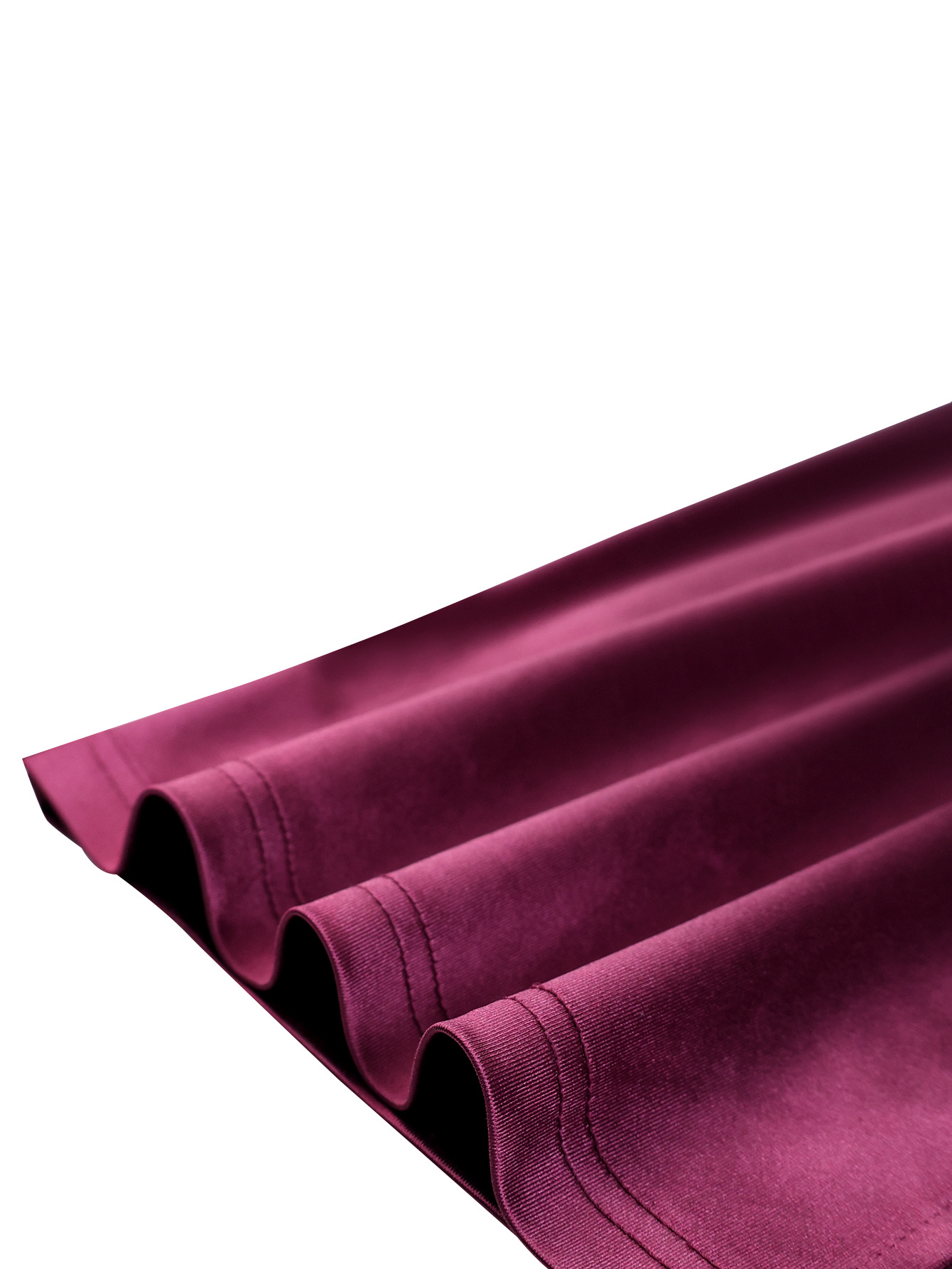 Sexy V-Neck Satin Party Dress Flounce Slim Fit Slit Bodycon Long Dress