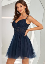 Women's Short Cocktail Dress Strappy arty Lace Dress(Processing time need 3-6 days) Women's Short Cocktail Dress Strappy arty Lace Dress(Processing time need 3-6 days)