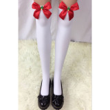 Sexy Christmas Cotton Socks Adult Bow Christmas Stockings Long Stockings