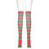 Sexy Christmas Socks Holiday Casual Bow Striped Christmas Long Stockings