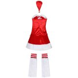 Girls Christmas Costume Holiday Role Play Performance Show Cosplay Party Christmas Outfit Set