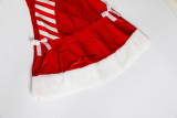 Girls Christmas Costume Holiday Role Play Performance Show Cosplay Party Christmas Outfit Set