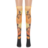 Halloween Socks Costume Party Pattern Owl Dark Pumpkin Socks Long Stockings Halloween Ghost Stockings