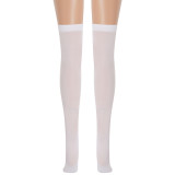 Halloween Socks Dark Red /Red Costume Accessories Knee-High Irregular Blood Socks Long Stockings