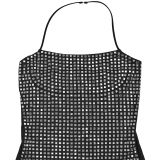 Women Sexy Halter Neck Beaded Dress