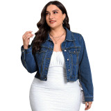 Plus-Size Women Denim Top