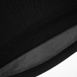 Women Fall Sexy See-Through Mesh Bell Bottom Pant