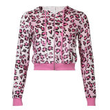Women Casual Camouflage Long-Sleeved Hoodies and Pants Two-Piece Set