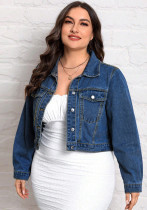 Plus-Size Women Denim Top Plus-Size Women Denim Top