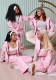 Women American Style Athletic Hoodies and Pants Two-Piece Set