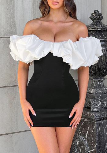Women Sexy Off-Shoulder Sleeveless Bodycon Dress