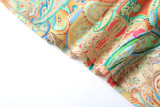 Spring Sexy Contrast Low Back Strappy Patchwork Open Waist Printed Maxi Dress