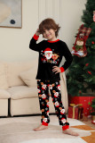 Christmas Family Outfits Santa Claus Print Pajamas Two-Piece Set