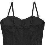 Women Sexy Strappy See-Through Dress
