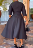 Women solid dress