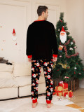 Christmas Family Outfits Santa Claus Print Pajamas Two-Piece Set