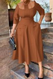 Women solid dress