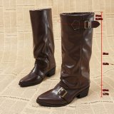 Women autumn and winter long pointed-toe block-heeled fashion boots