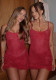 Summer Women's Sleeveless Slim Fit Fringe U-Neck Strap Dress