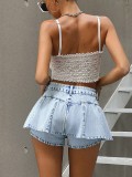 Fashion Casual Slim Fit Denim Shorts