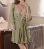 Plus-Size Women Strapless Backless Crossover Nightdress