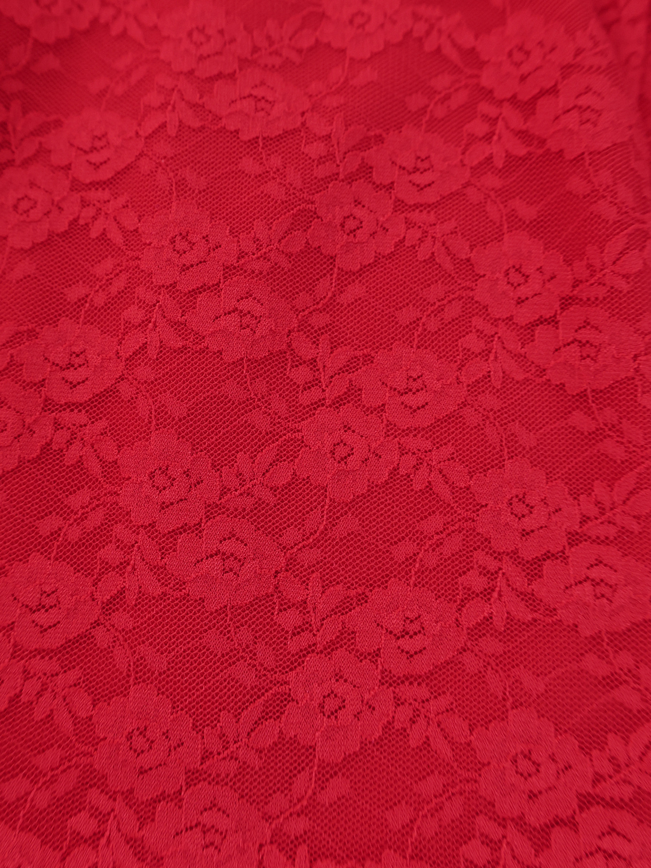 Women elegant bow lace see-through Long-sleeved pleated dress