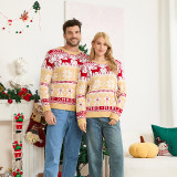 Christmas Casual Family Wear Knitted Snowflake Elk Sweater