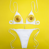 Sunflower Sequins Bikini Sexy Swimsuit