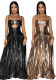 Fashion Women's Sexy Strap Elegant Sparkle Evening Dress