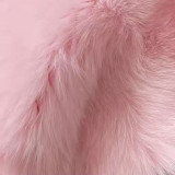 Faux Fur Coat Fox Fur Short Patchwork Winter Warm Top Jacket