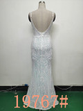 Sequins Sexy Strap Nightclub Dress Formal Party Evening Dress