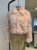 Autumn Winter Faux Fur Coat Fashion Faux Fox Fur Fuzzy Plush Women's Winter Wear