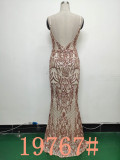 Sequins Sexy Strap Nightclub Dress Formal Party Evening Dress