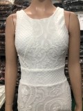 Lace & Sequin Fishtail Wedding Dress Romantic Bridal Evening Gown