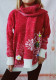 Women Fall/Winter Snowflake Themed Scarf Sweater (Two-Piece Set)