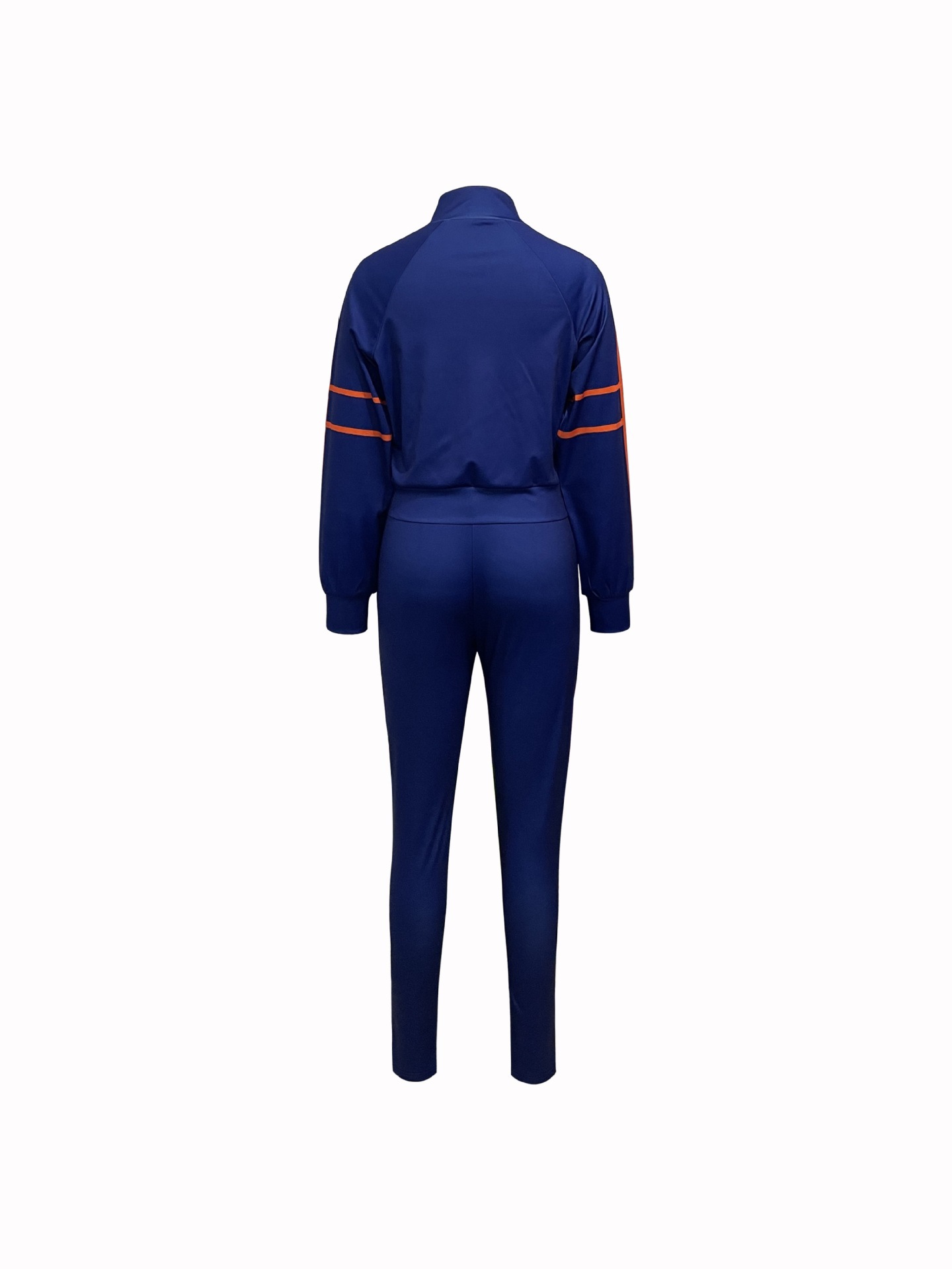 Women Printed Long-Sleeved Top and Pants Two-Piece Set