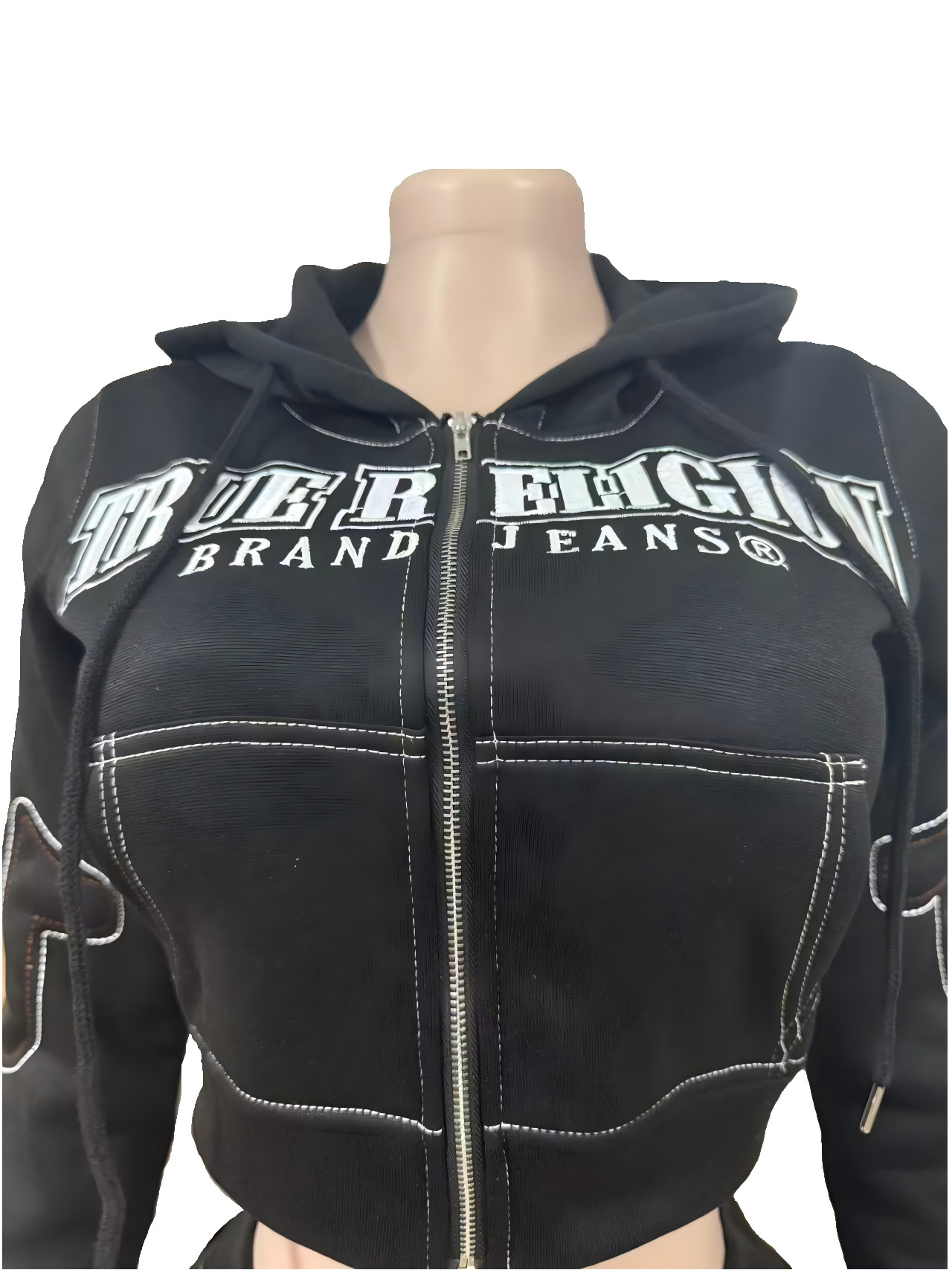 Women casual embroidered sports hoodies two-piece top and pant