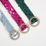 Sequin Party Evening Dress African Women's Plus Size Coat High Waist Dress Two-Piece Set