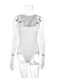 Women Sexy Sleeveless Suspender Bodysuit