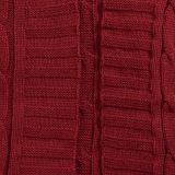 Fashion Women's Autumn Winter Solid Color Long Knit Cardigan Coat