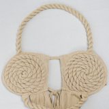 Fashion Women's Halter Neck Knit Cut-Out Sexy Slit Dress