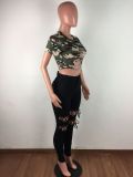 Fashion Women's Ripped Lace-Up Slim Fit Sexy Denim Pants