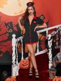 Lingerie Sexy Nurse Costume Mesh Cross-Lace-Up Role-Play Uniform Seduction Set for Women