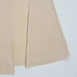 Fashion Women's Halter Neck Knit Cut-Out Sexy Slit Dress