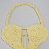 Fashion Women's Halter Neck Knit Cut-Out Sexy Slit Dress