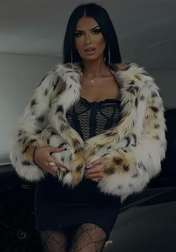 Autumn Fashion Style Street Women Color Block Fringe Cardigan Coat