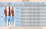 Women's Ripped Fashion Frayed Sexy Slim Fit Skinny Denim Pants