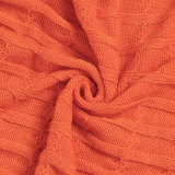 Fashion Women's Autumn Winter Solid Color Long Knit Cardigan Coat