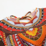 Women Long-Sleeved Mesh One-Piece Swimsuit