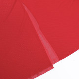 Women Fall Sexy Plunging Mesh Long-Sleeved Maxi Dress